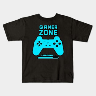 Gamer Zone Loading... Kids T-Shirt